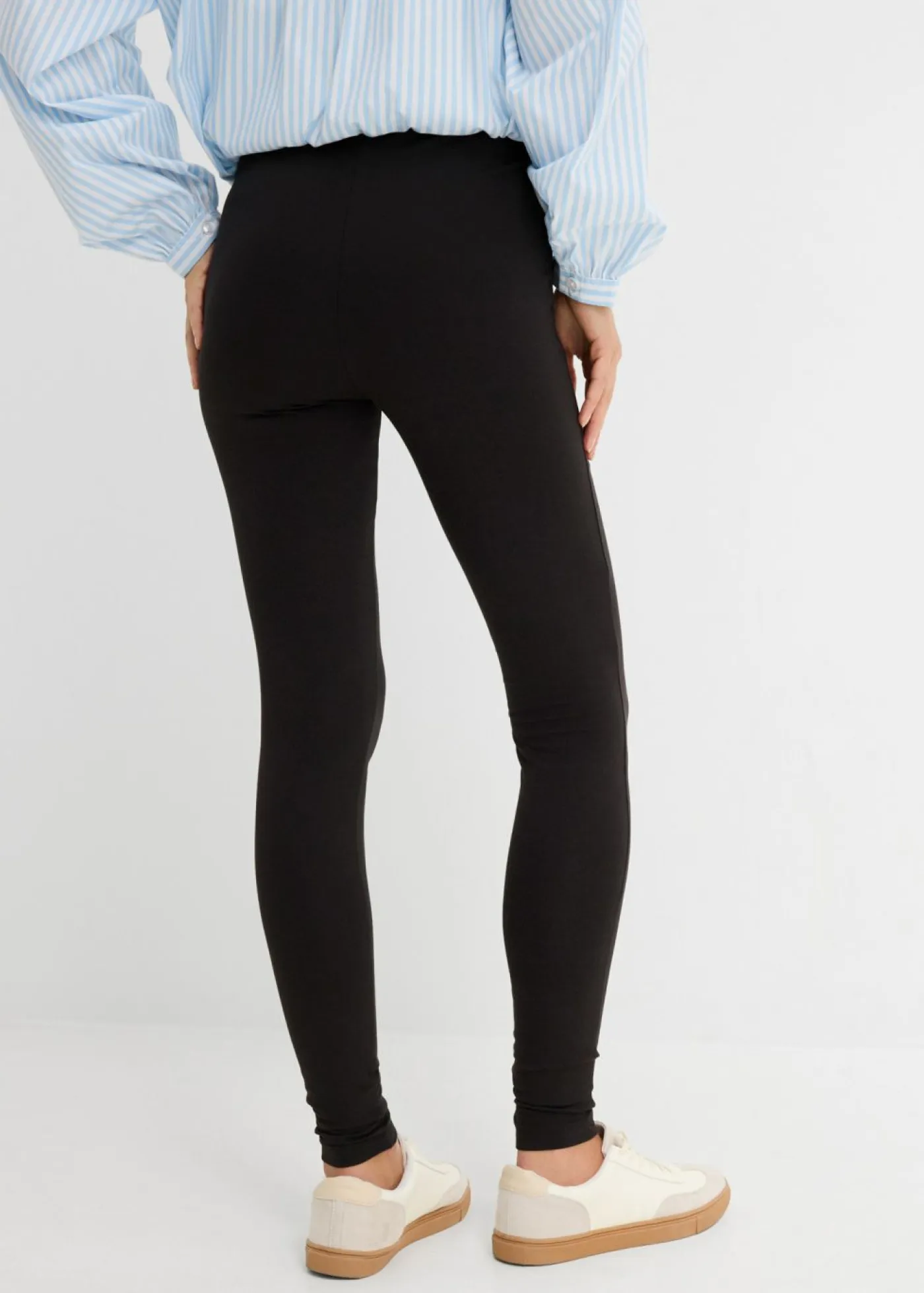 bonprix bonprix Básicos|Pantalones>Leggings (2 unidades) Negro-negro
