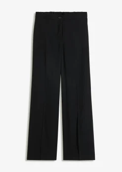 bonprix bonprix Pantalones|Novedades>Ligero pantalón Marlene con viscosa Negro
