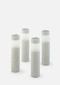 bonprix bonprix Lámpara decorativa solar para iluminación de caminos (4 unidades)