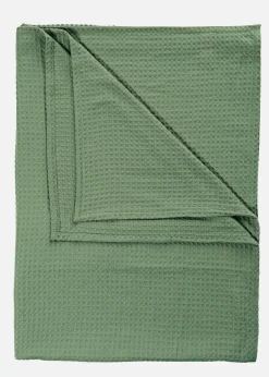 bonprix bonprix Muebles De Dormitorio·Colchas Y Mantas|Muebles De Dormitorio·Fundas Y Cojines>Manta de piqué gofrado Verde