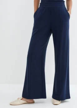 bonprix bonprix Pantalones>Marlene de punto Azul marino