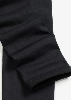 bonprix bonprix Ropa Interior Térmica|Pantalones>Medias térmicas con polar suave, 140 den Negro