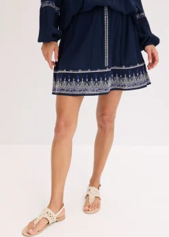 bonprix bonprix Faldas>Minifalda Azul marino