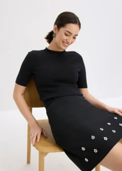 Mujer bonprix bonprix Minifalda de algodón