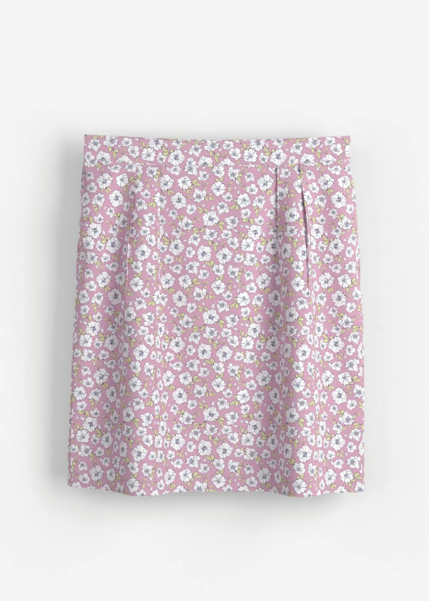 Mujer bonprix bonprix Minifalda de viscosa fluida