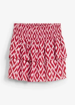 Mujer bonprix bonprix Minifalda de viscosa fluida