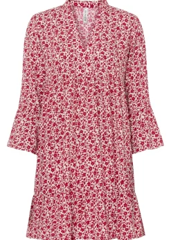 Mujer bonprix bonprix Minivestido de viscosa fluida con volantes