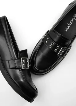 Mujer bonprix bonprix Mocasines con estilo motero