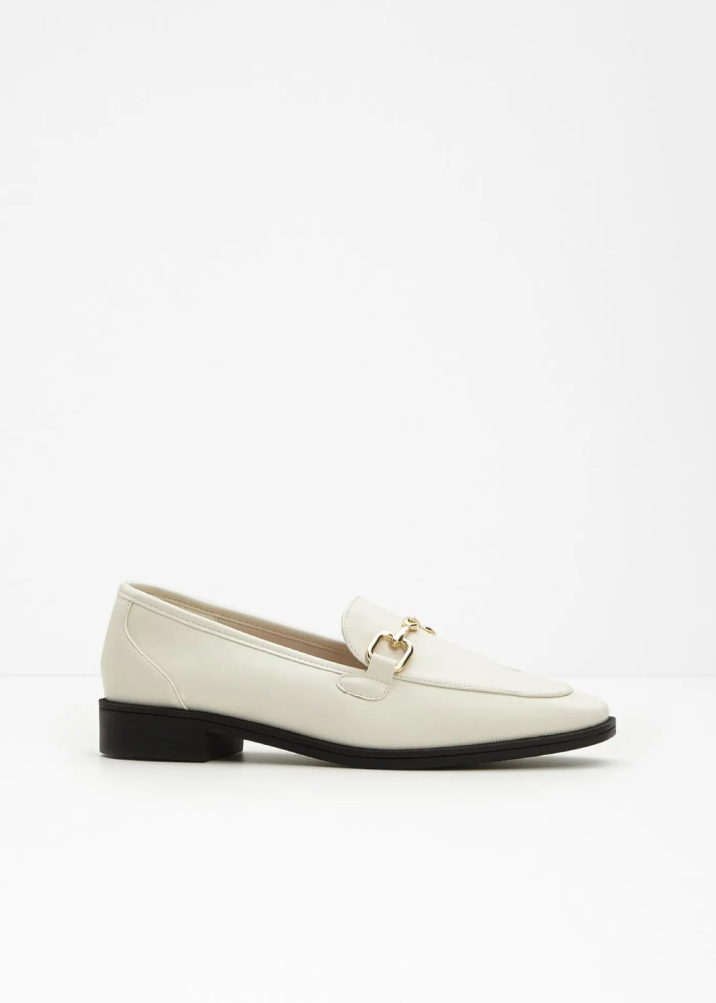 bonprix bonprix Mocasines|Zapatos Primavera-Verano>Mocasines con hebilla blanco perla