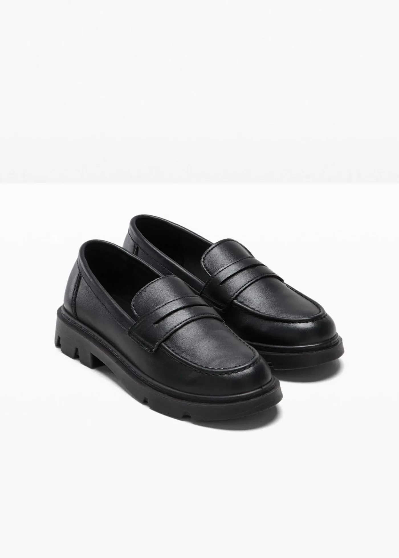 bonprix bonprix Tendencias·Zapatos Veganos|Mocasines>Mocasín chunky con suela ligera Negro