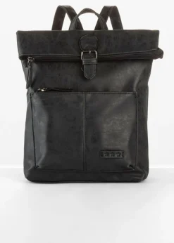 Mujer bonprix bpc bonprix collection Mochila con bolsillo exterior y detalle de hebilla