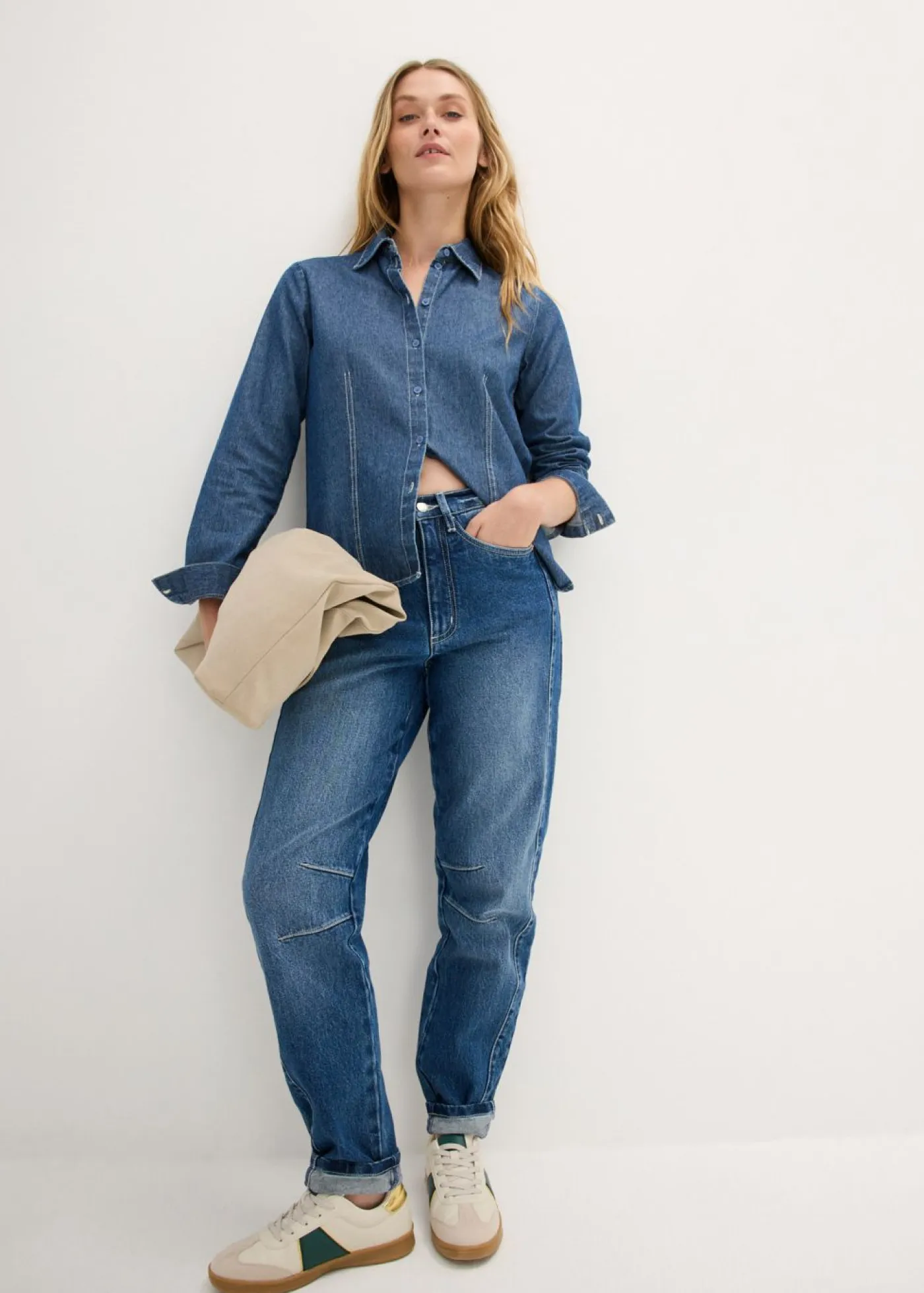 bonprix bonprix Vaqueros>Mom Jeans Denim usado