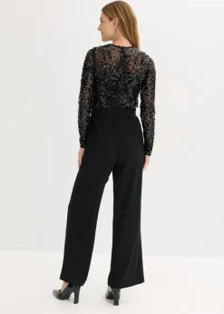 Mujer bonprix bonprix Mono con bordado de lentejuelas