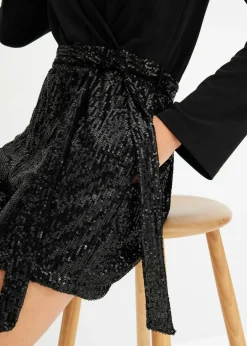 Mujer bonprix bonprix Mono con lentejuelas