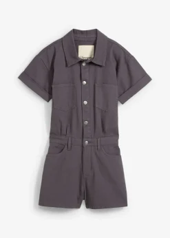 Mujer bonprix bonprix Mono corto de algodón puro