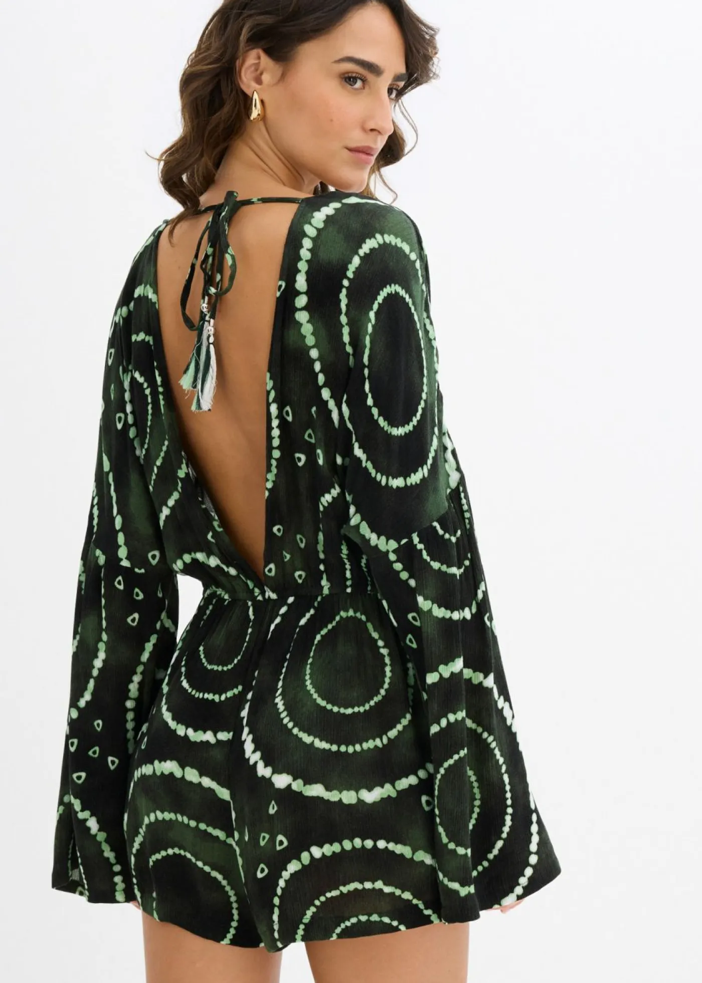 Mujer bonprix bonprix Mono corto de viscosa fluida