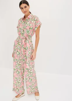 Mujer bonprix bonprix Mono de mezcla de viscosa fluida