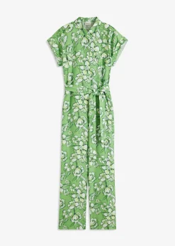 bonprix bonprix Monos>Mono de mezcla de viscosa fluida Verde trébol