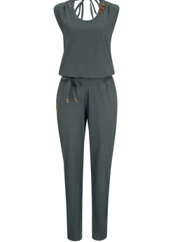 bonprix bonprix Monos>Mono de punto de mezcla de algodón Antracita jaspeado