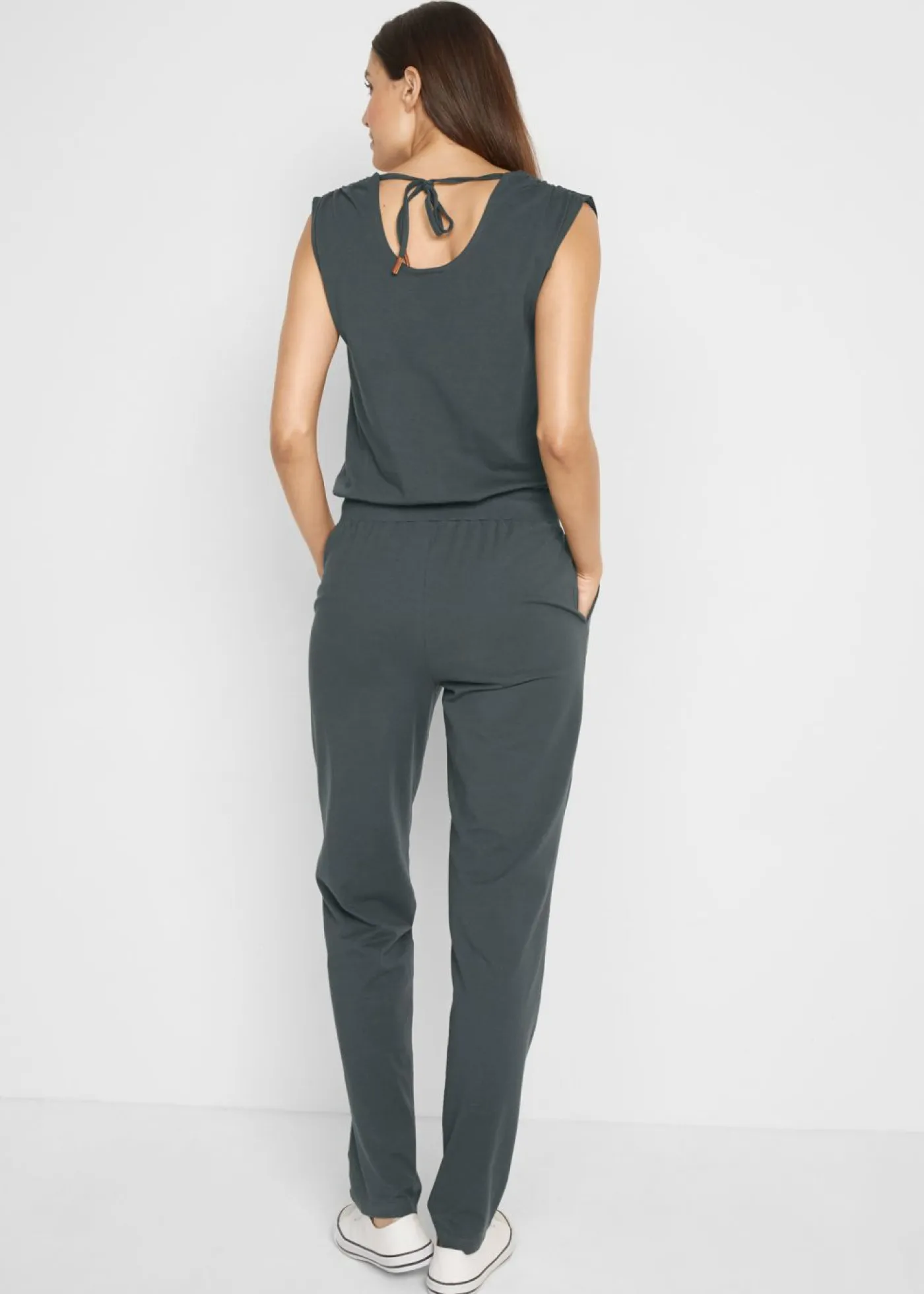 bonprix bonprix Monos>Mono de punto de mezcla de algodón Antracita jaspeado