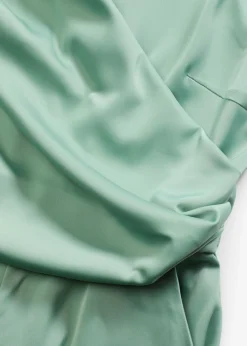 bonprix bonprix Novedades|Ropa Elegante>Mono de satén brillante Verde pastel