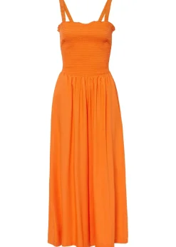 bonprix bonprix Monos>Mono de viscosa fluida Naranja calabaza