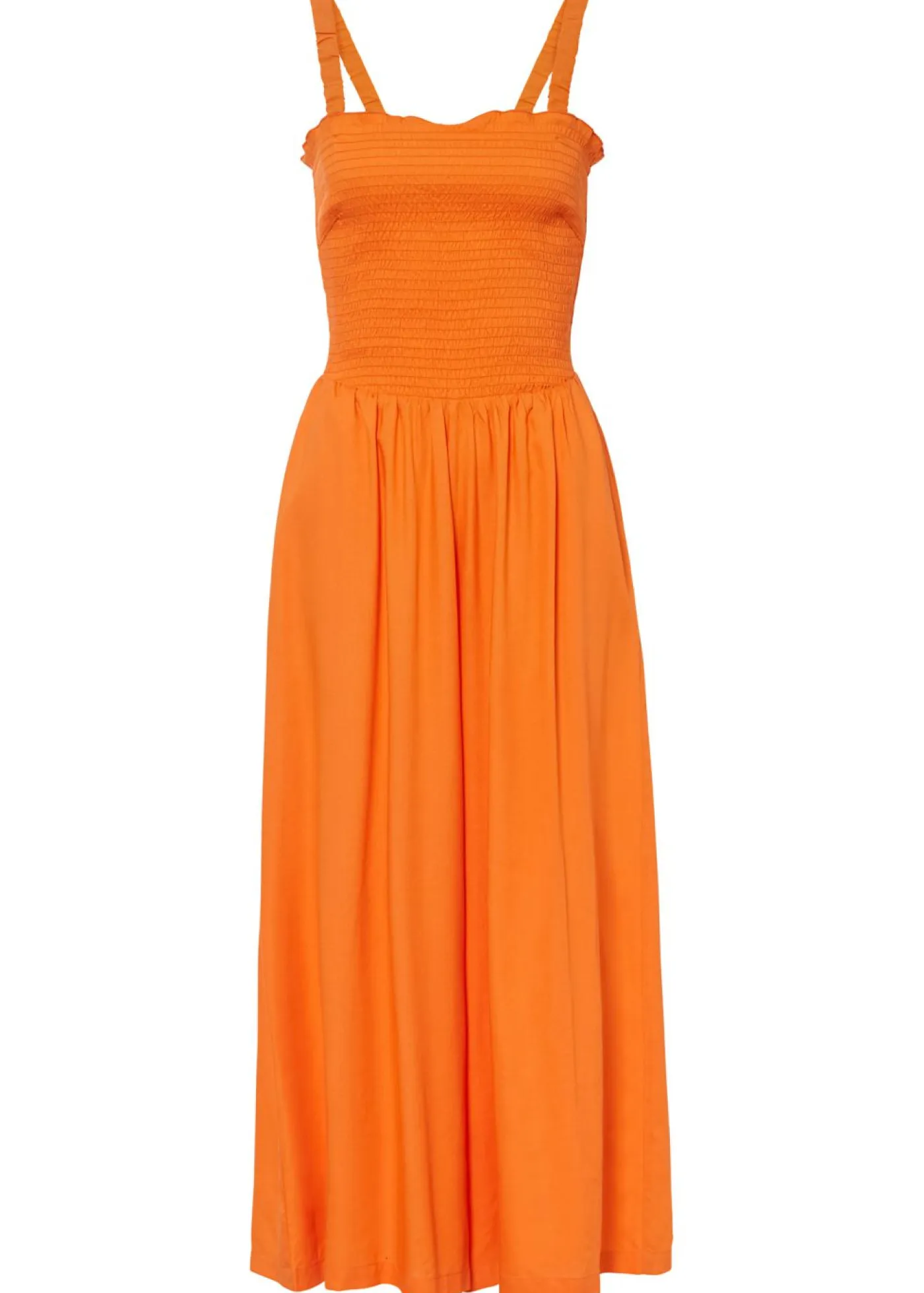 bonprix bonprix Monos>Mono de viscosa fluida Naranja calabaza