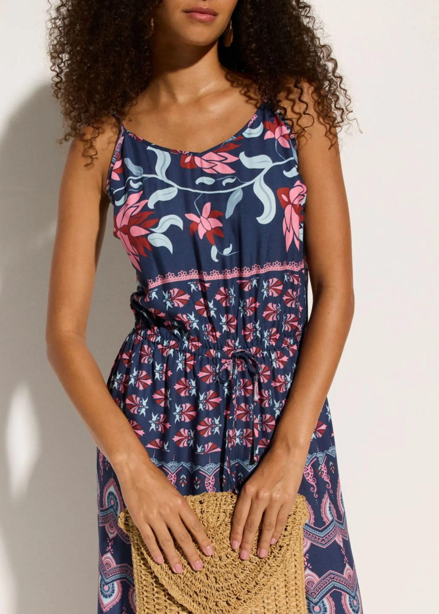 Mujer bonprix bonprix Mono largo de playa de viscosa fluida