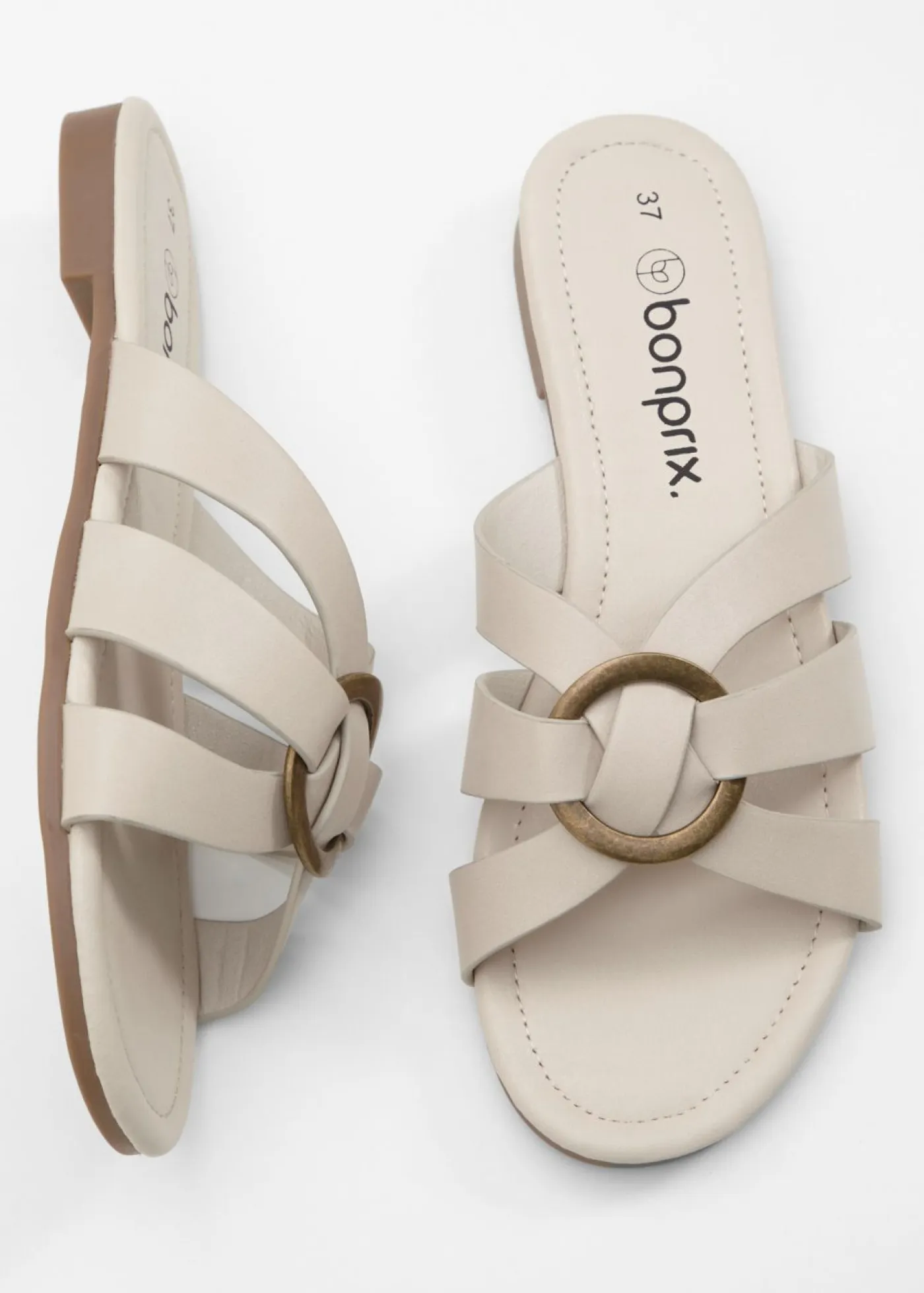 bonprix bonprix Zapatos Primavera-Verano>Mules Crudo