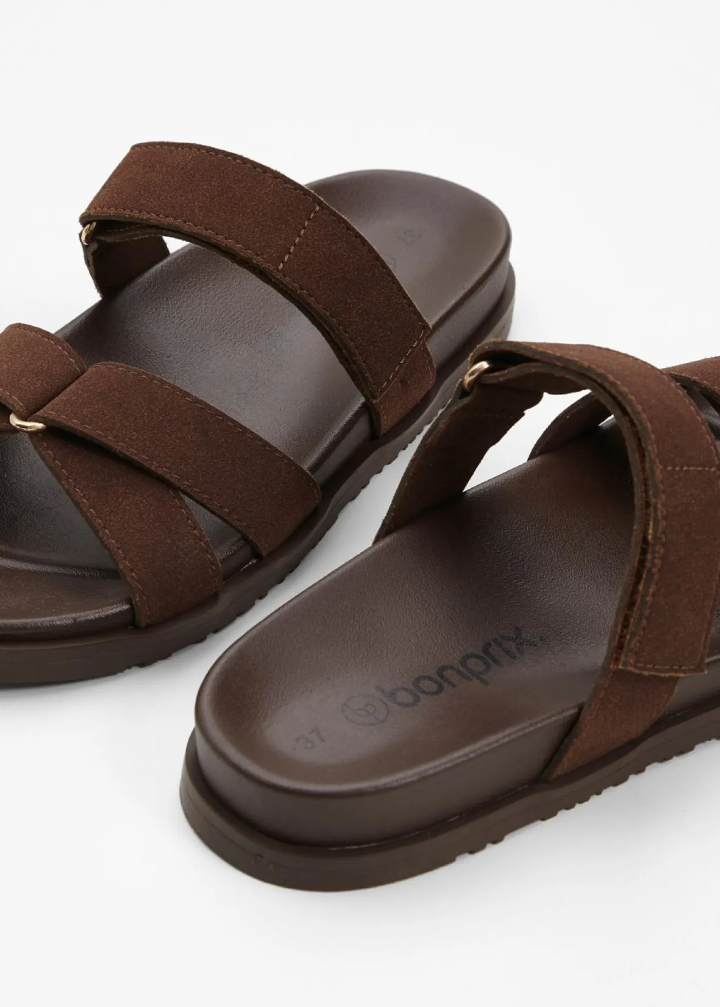 bonprix bonprix Zapatos Primavera-Verano|Ropa De Playa>Mules Marrón tierra