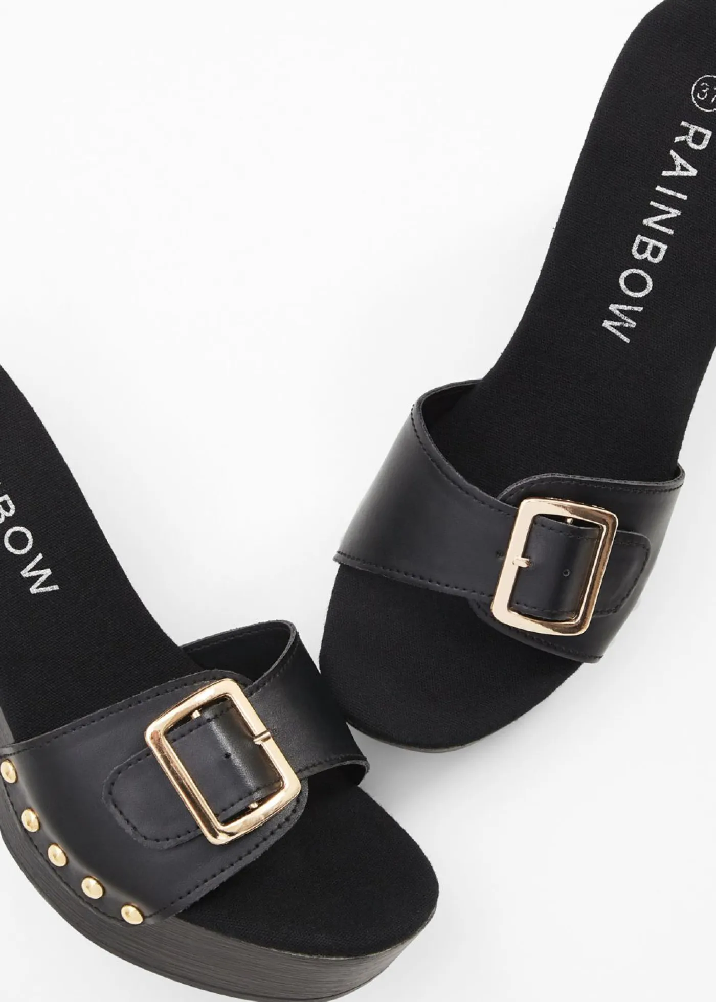 bonprix bonprix Zapatos Primavera-Verano|Zapatos De Tacón Alto>Mules Negro