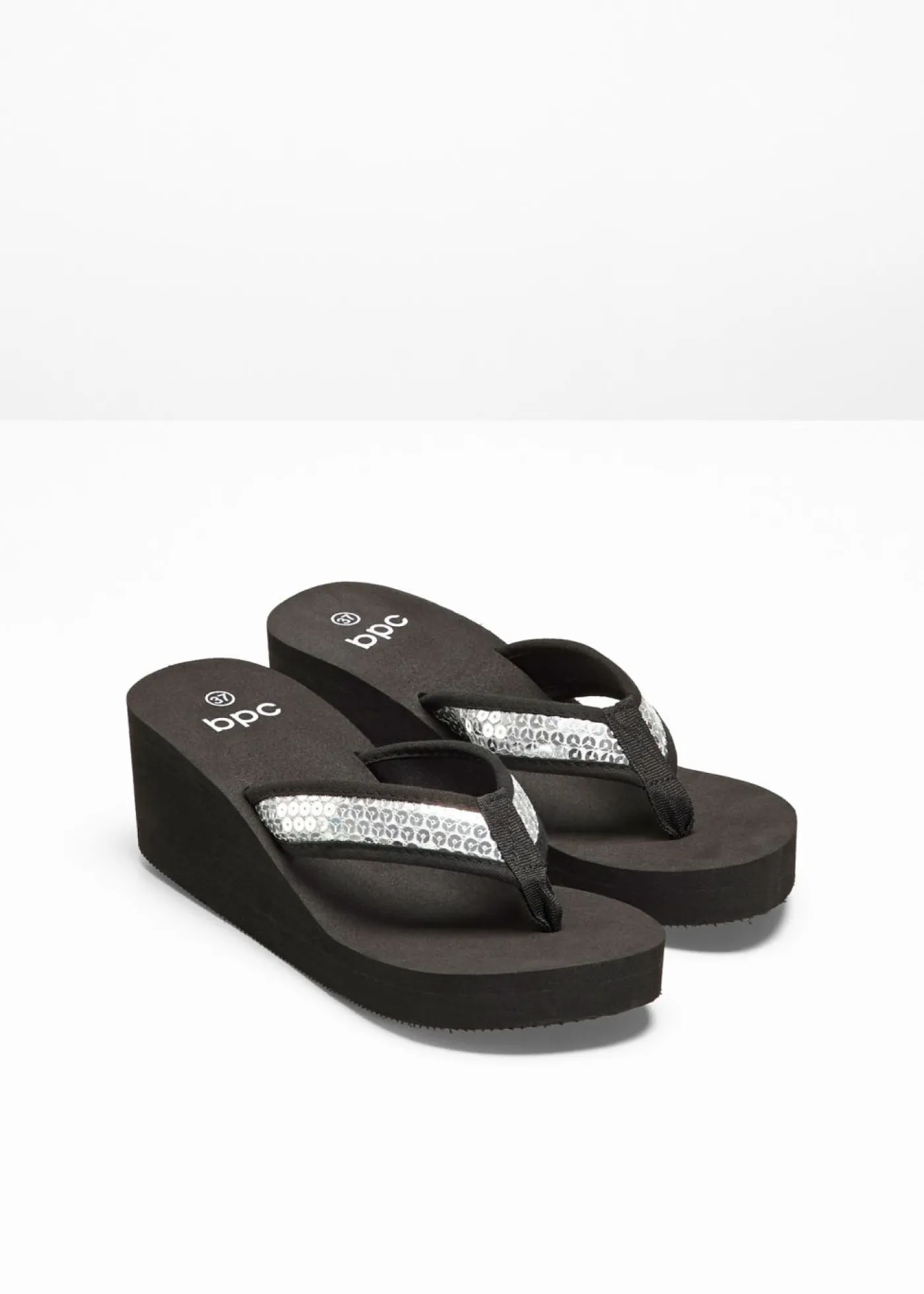 bonprix bonprix Tendencias·Zapatos Veganos|Zapatos Primavera-Verano>Mules de cuña Negro