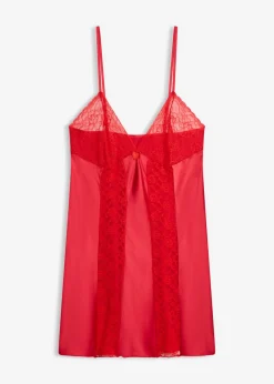bonprix VENUS Corsés|Lencería>Negliglé de satén fresa