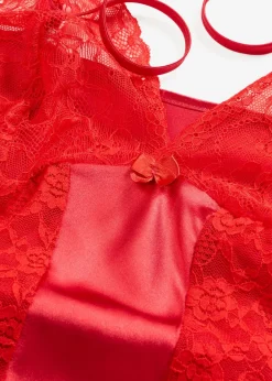 bonprix VENUS Corsés|Lencería>Negliglé de satén fresa