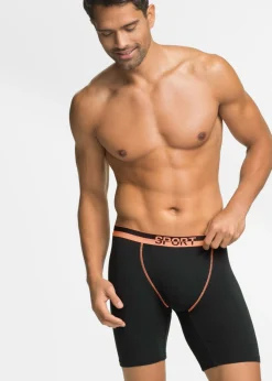 Hombre bonprix bonprix Pack de 2 calzoncillos bóxer ajustados largos