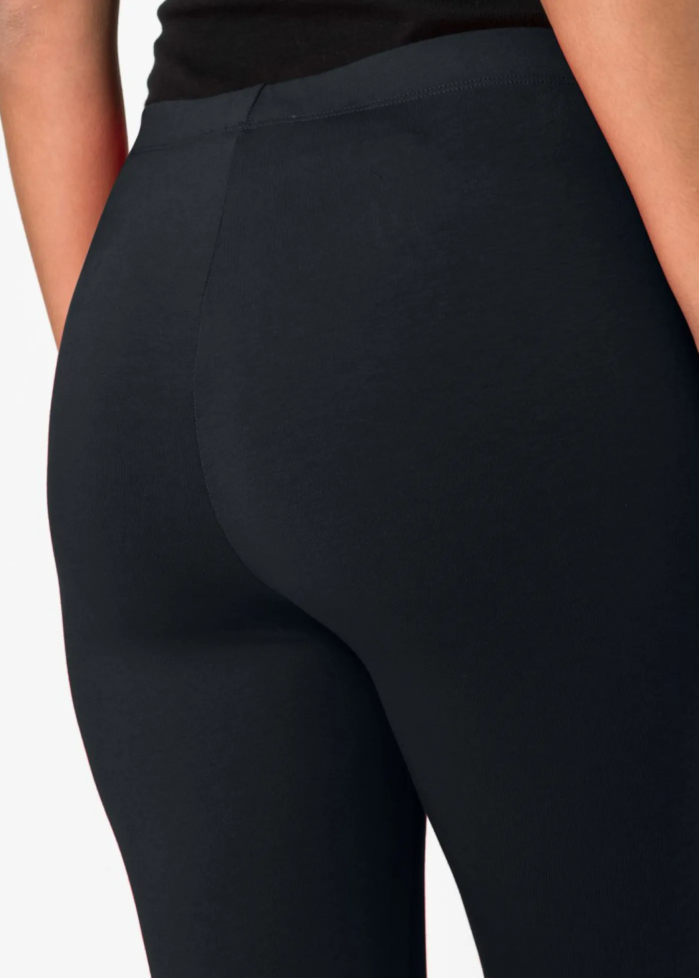 bonprix bonprix Básicos|Pantalones>Pack de 2 leggings cropped Negro