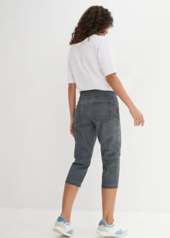 Mujer bonprix bonprix Pantalón 3/4 con cordón en contraste