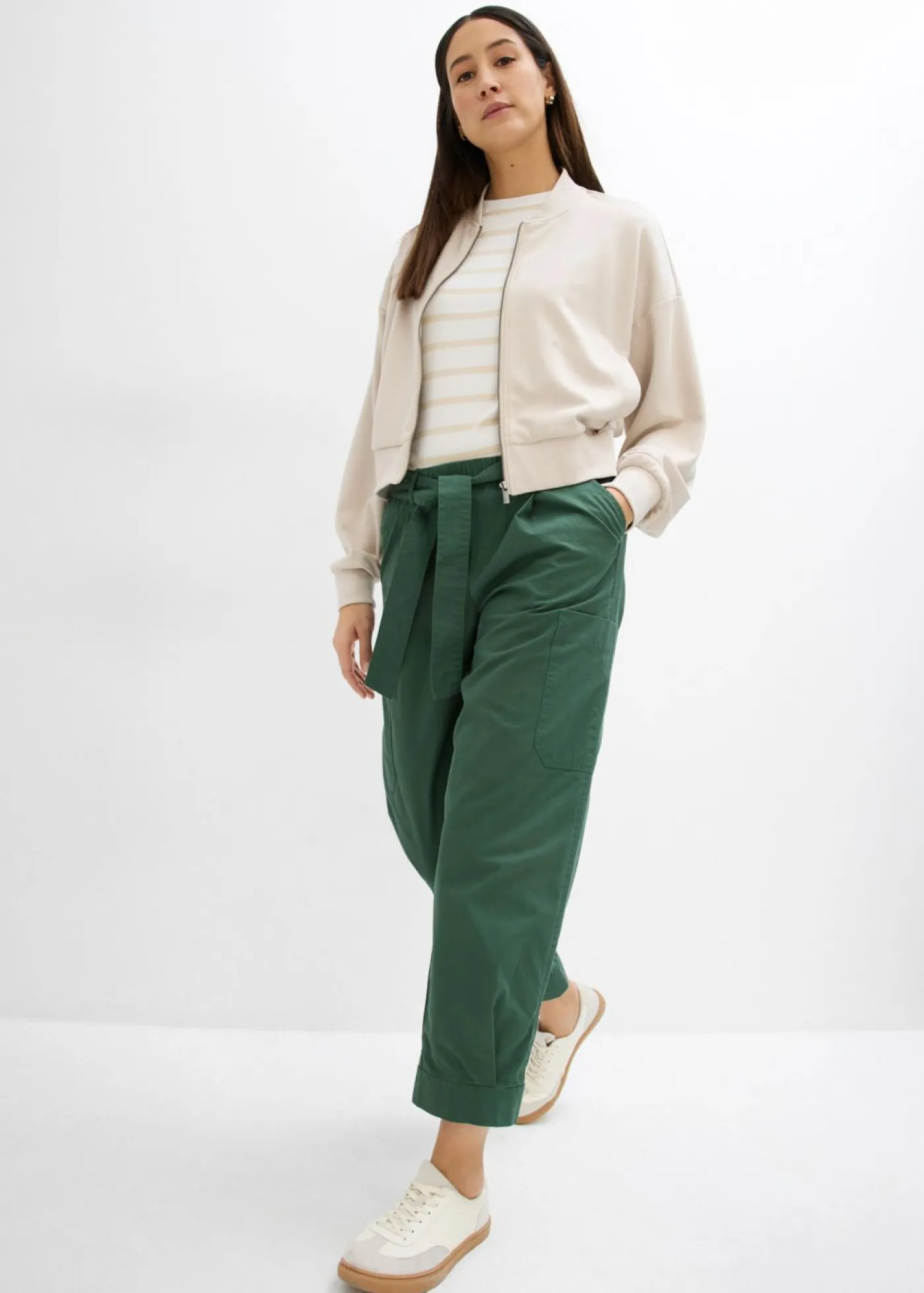 Mujer bonprix bonprix Pantalón acortado tipo cargo