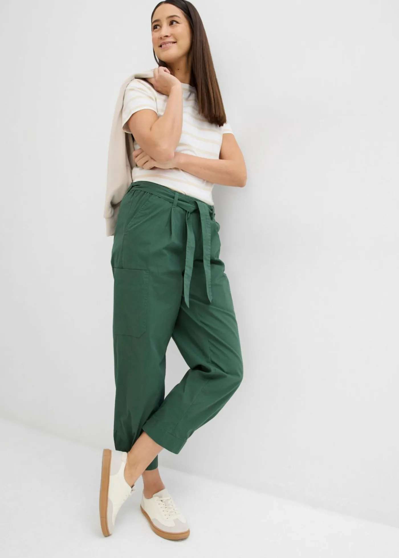 Mujer bonprix bonprix Pantalón acortado tipo cargo