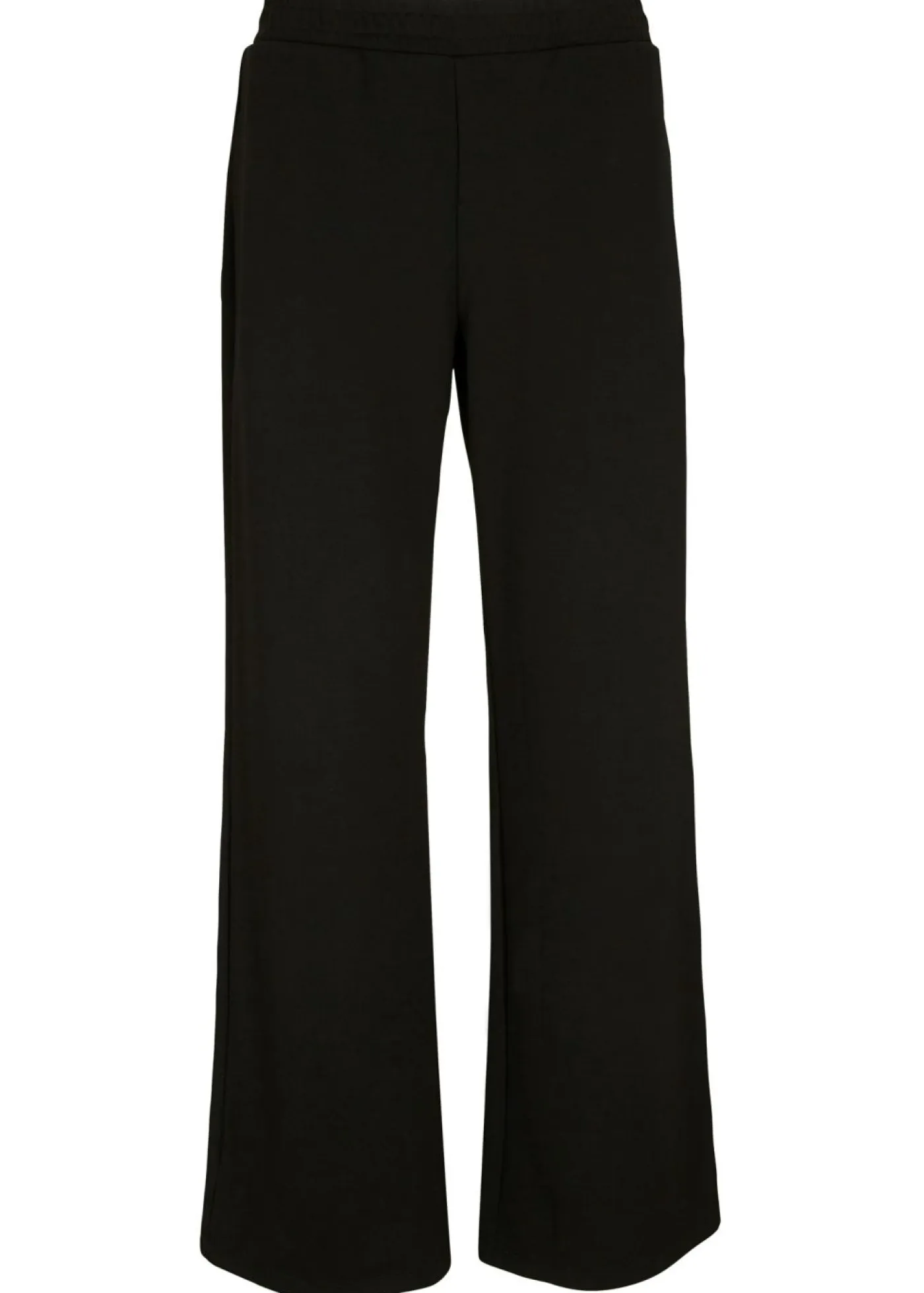 Mujer bonprix bonprix Pantalón ancho con cinturilla elástica de mezcla de viscosa