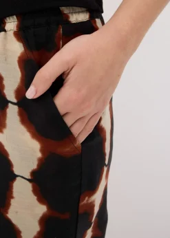 Mujer bonprix bonprix Pantalón ancho con estampado batik