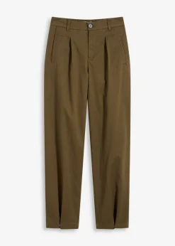 bonprix bonprix Pantalones>Pantalón barrel Oliva