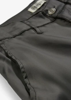 bonprix bonprix Pantalones>Pantalón barrel con satén fluido antracita