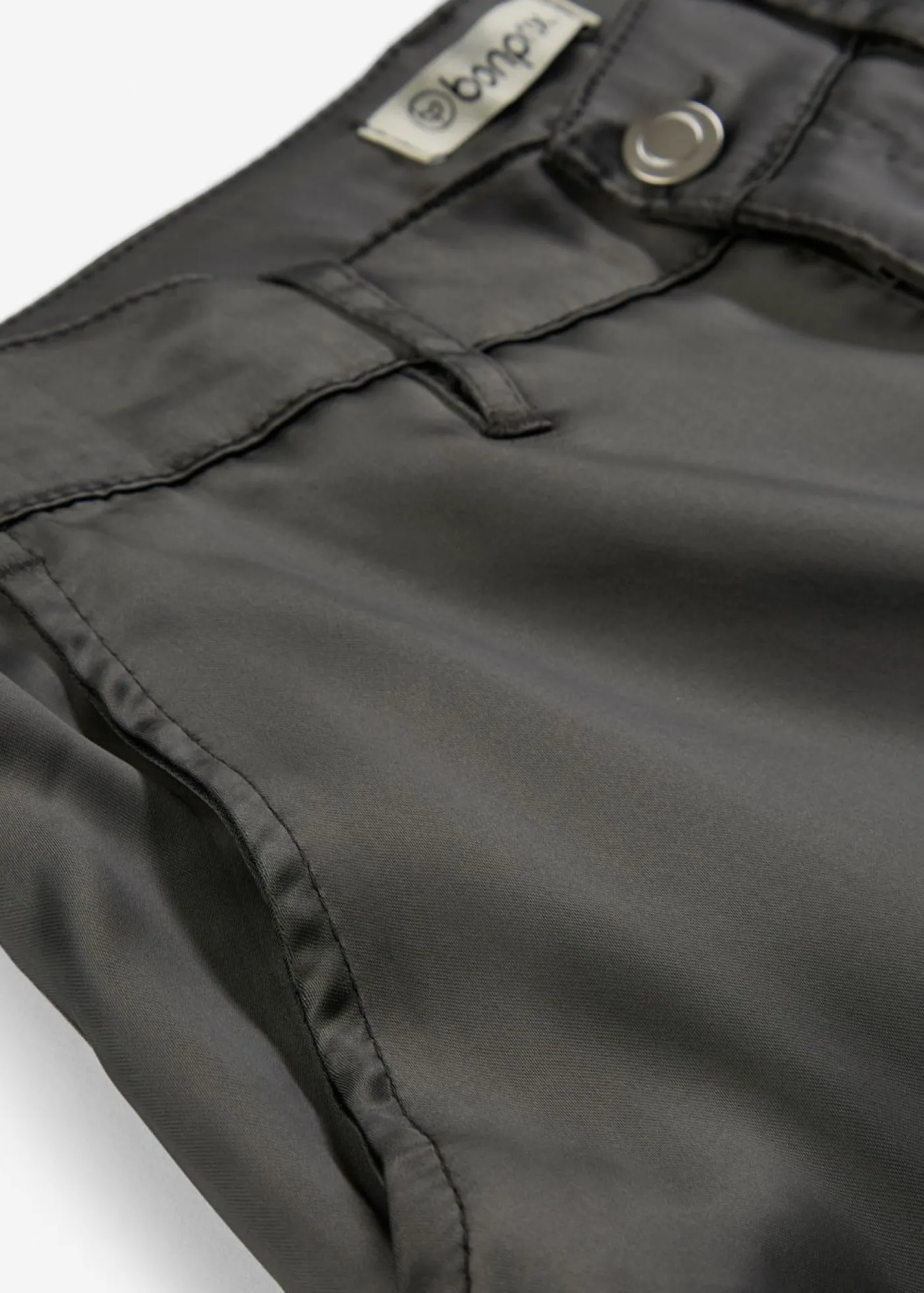 bonprix bonprix Pantalones>Pantalón barrel con satén fluido antracita