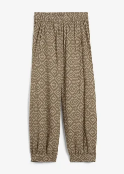 Mujer bonprix bonprix Pantalón bombacho de algodón puro