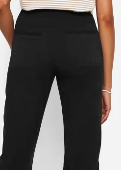 Mujer bonprix bonprix Pantalón capri con cordón