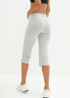 Mujer bonprix bonprix Pantalón capri de algodón con elástico (2 unidades)