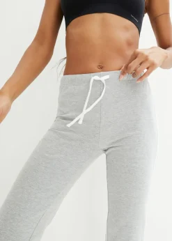 Mujer bonprix bonprix Pantalón capri de algodón con elástico (2 unidades)