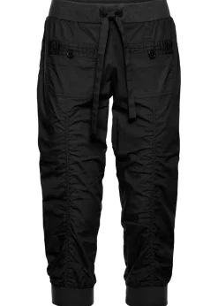 bonprix bonprix Pantalones>Pantalón capri de algodón puro Negro