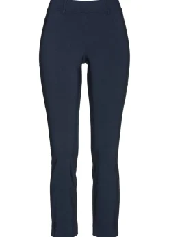 bonprix bonprix Pantalones>Pantalón capri de bengalina Azul marino
